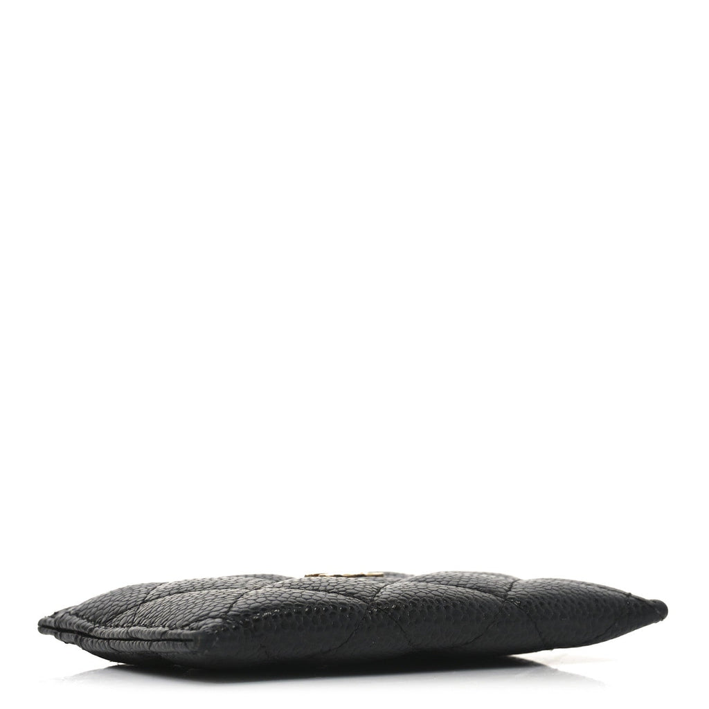 Caviar Quilted  Holder Black