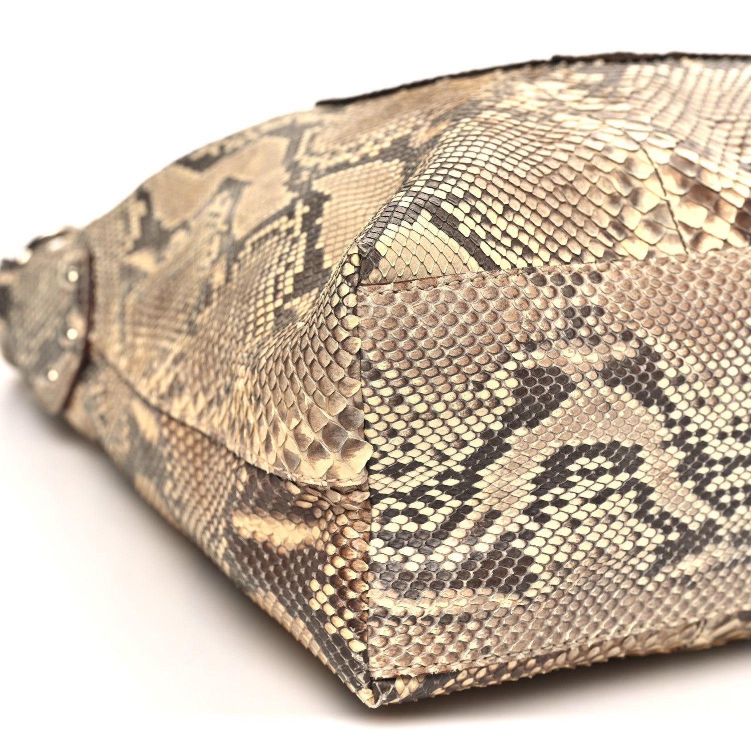 Snakeskin Logo Sacca Hobo Roccia