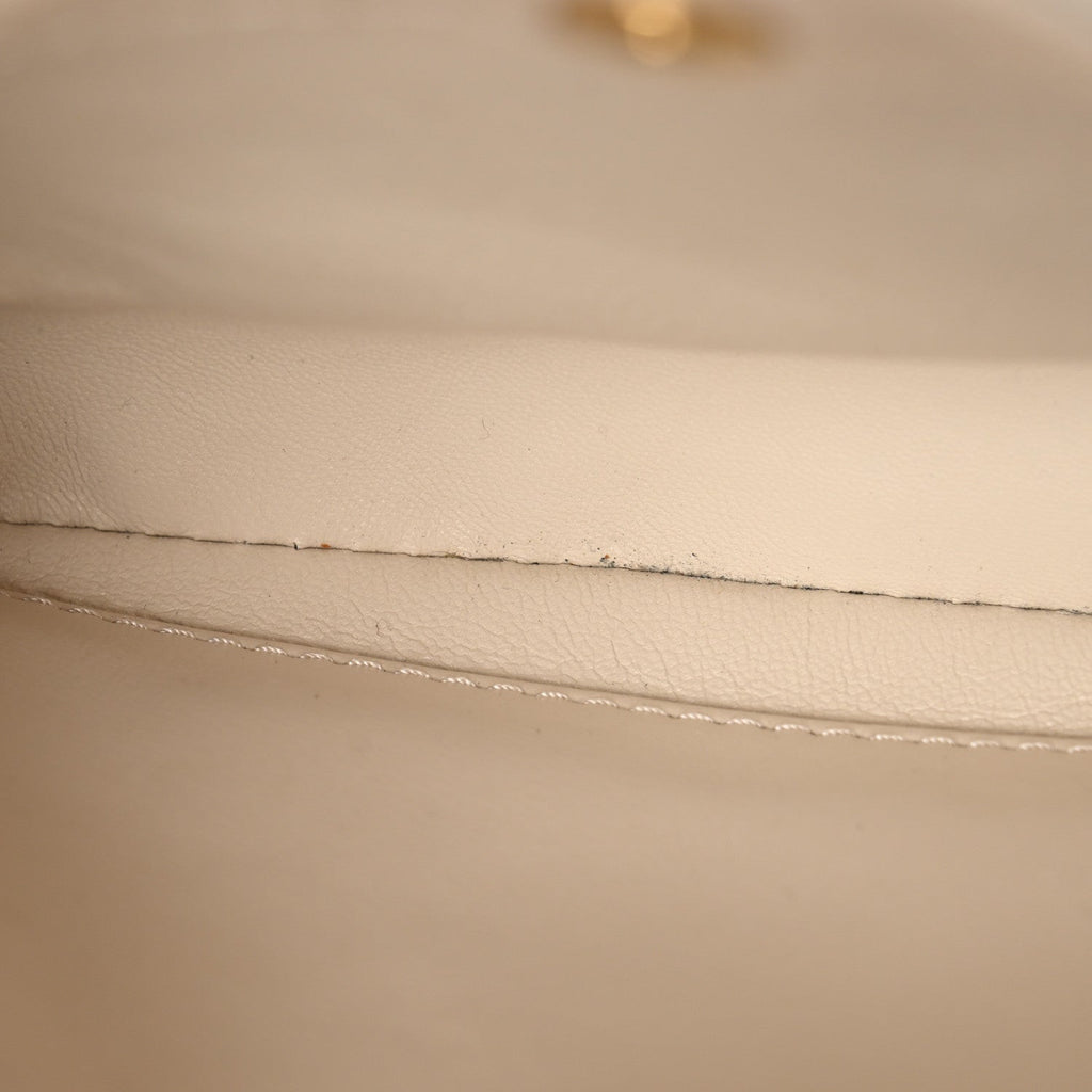 Spazzolato Cleo Shoulder Bag Avorio