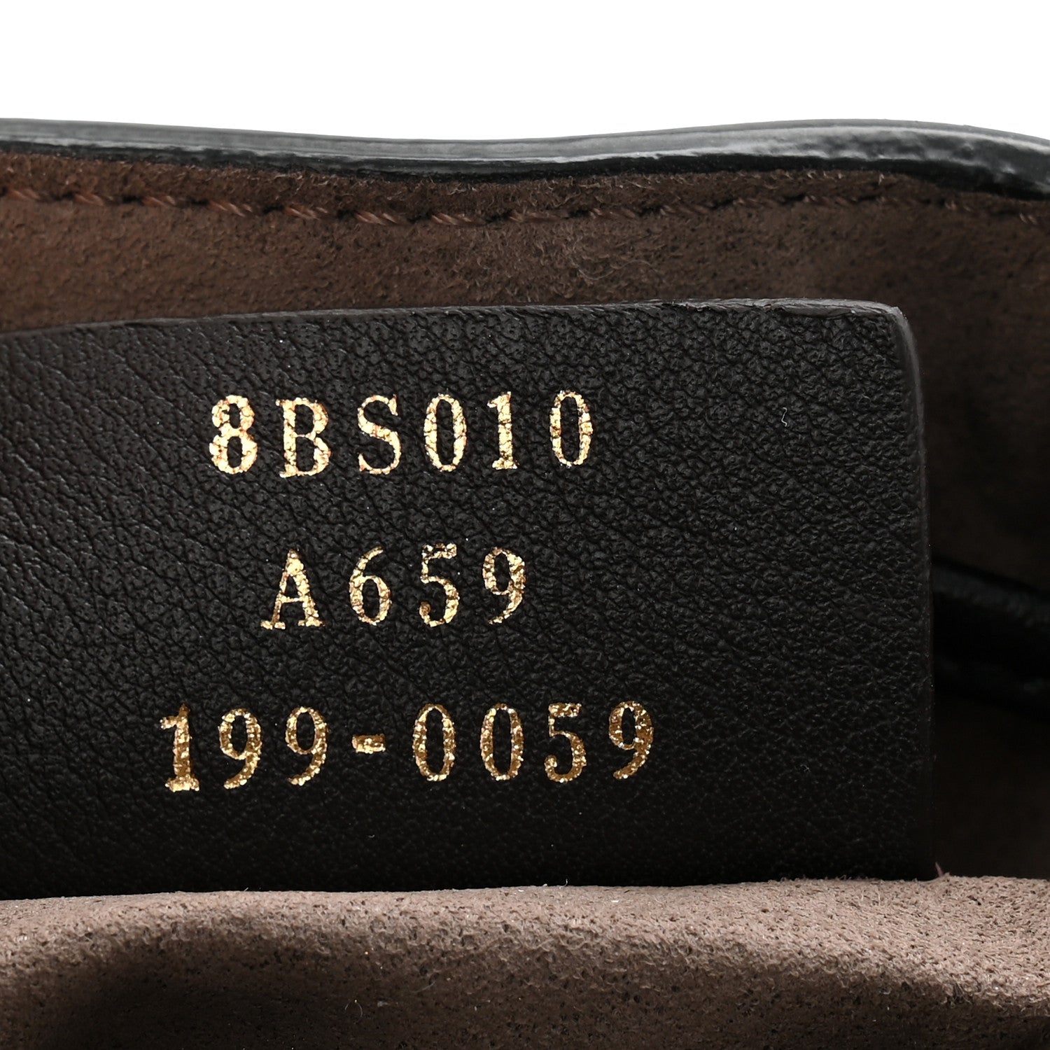 Vitello Liberty F is Fendi Bi-Color FF 1974 Embossed Mini Mon Tresor Bucket Bag Maya Black