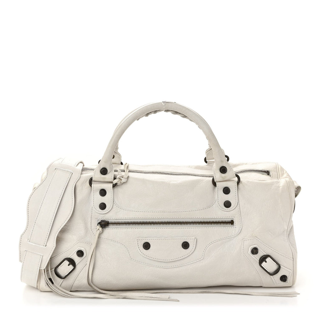 Agneau Classic Hardware Twiggy White