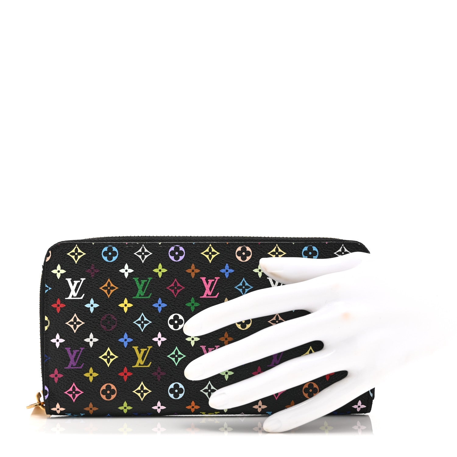 Monogram Multicolor Zippy Wallet Black Grenade