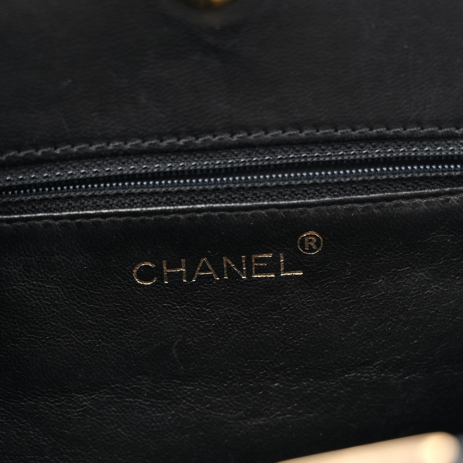 Lambskin Stitched Small Tote Black