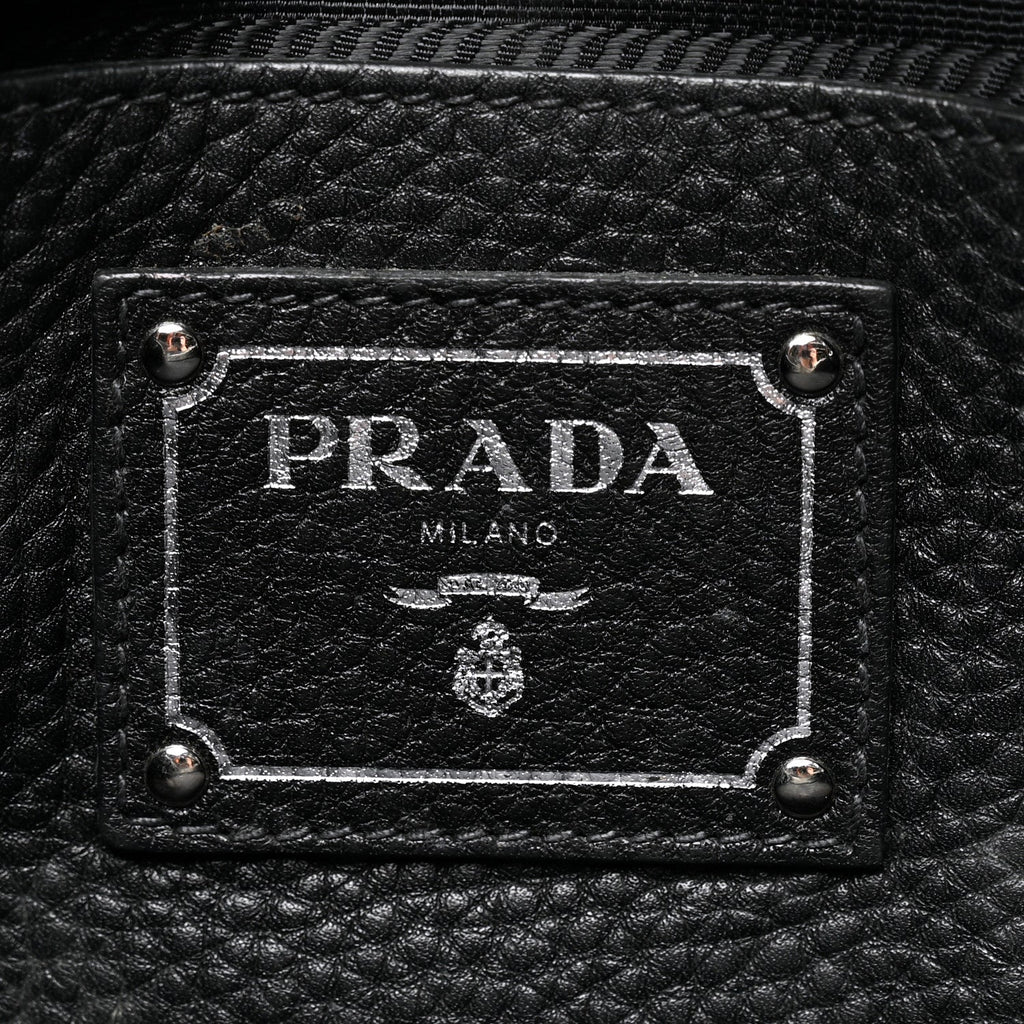 Vitello Daino Tote Dark Grey