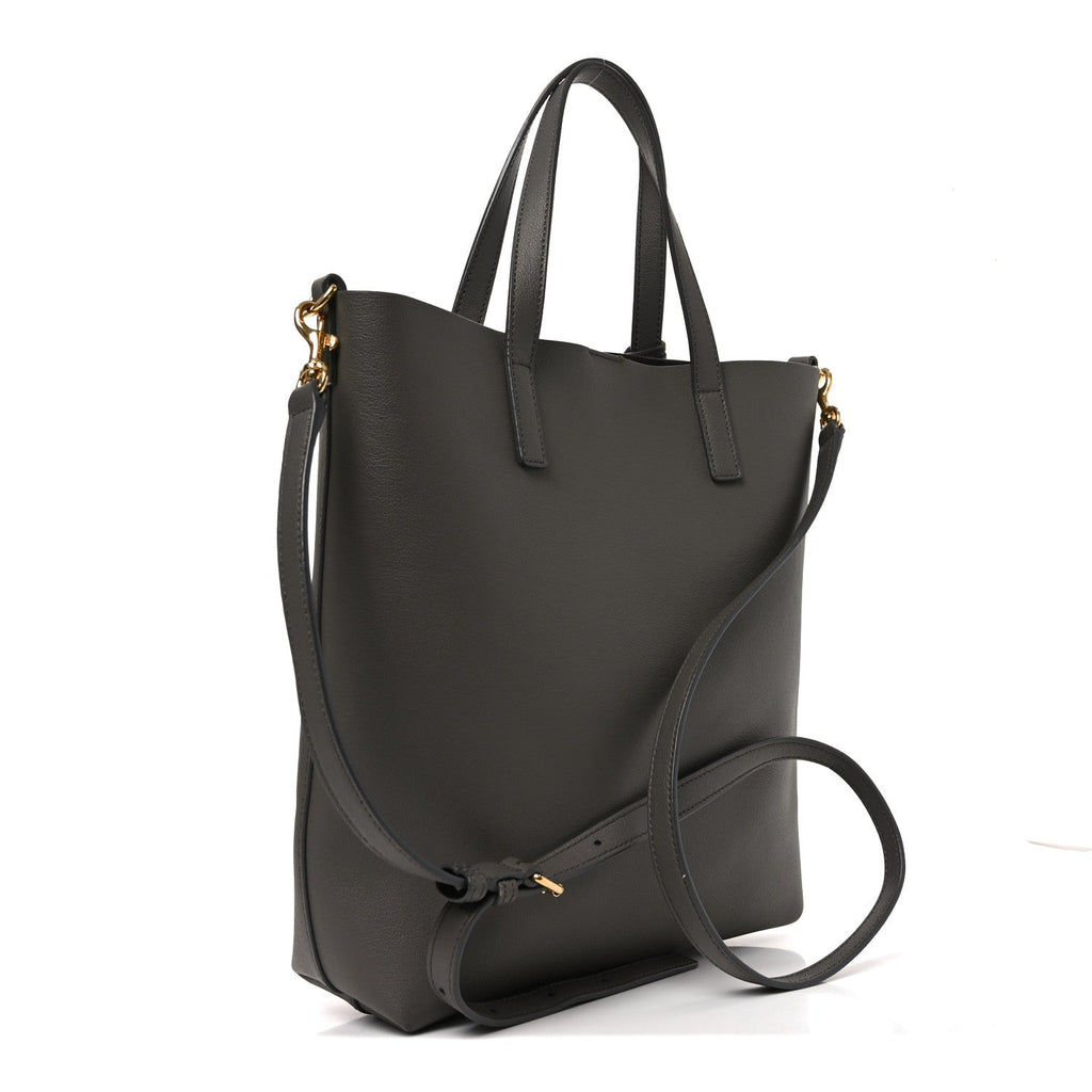 Calfskin Toy Shopping Tote Earth Grey