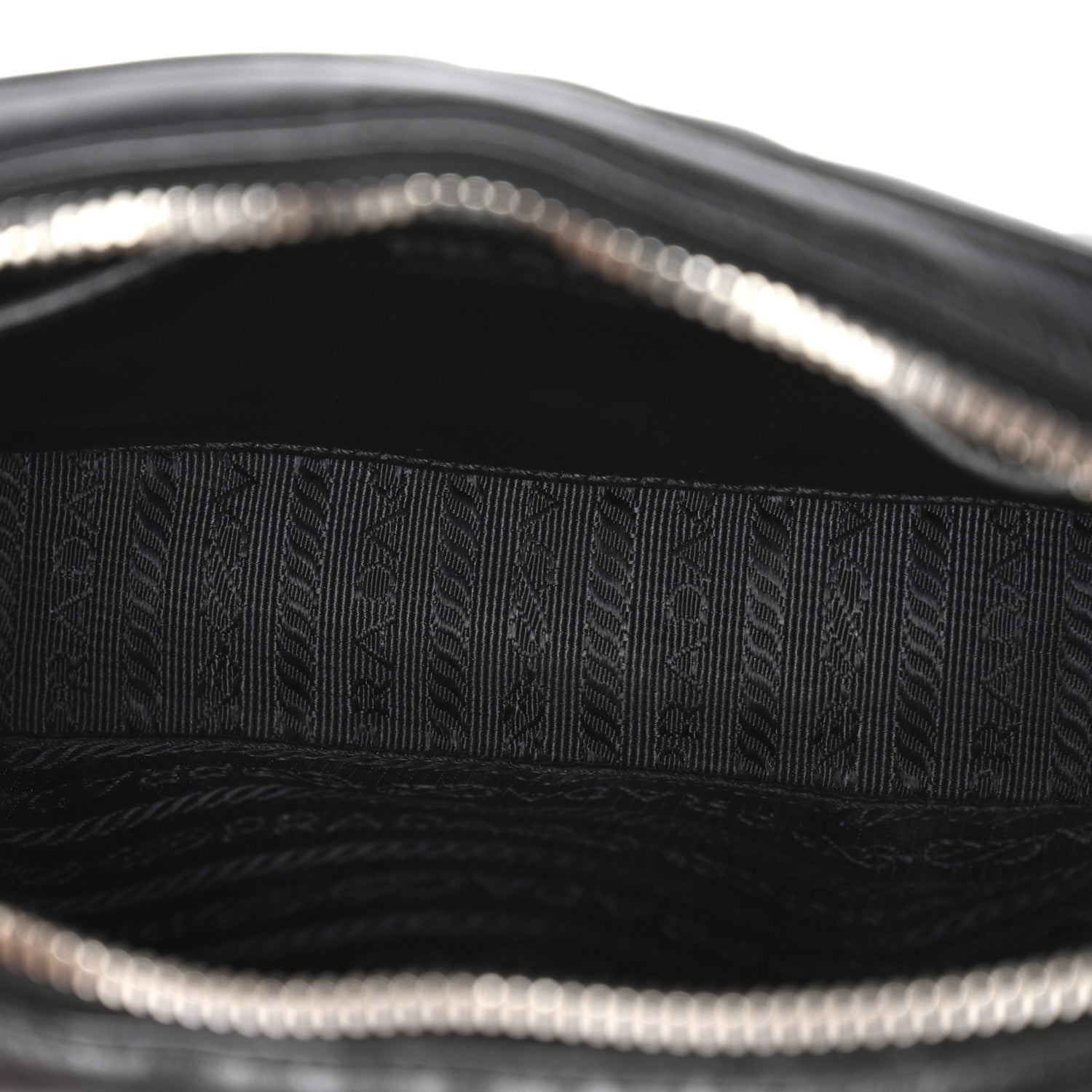 Soft Calfskin Diagramme Belt Bag Black