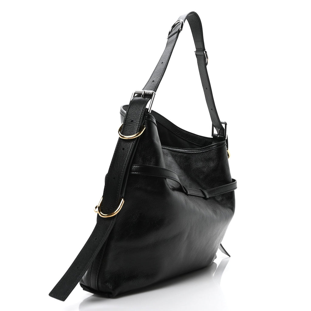 Calfskin Medium Voyou Bag Black