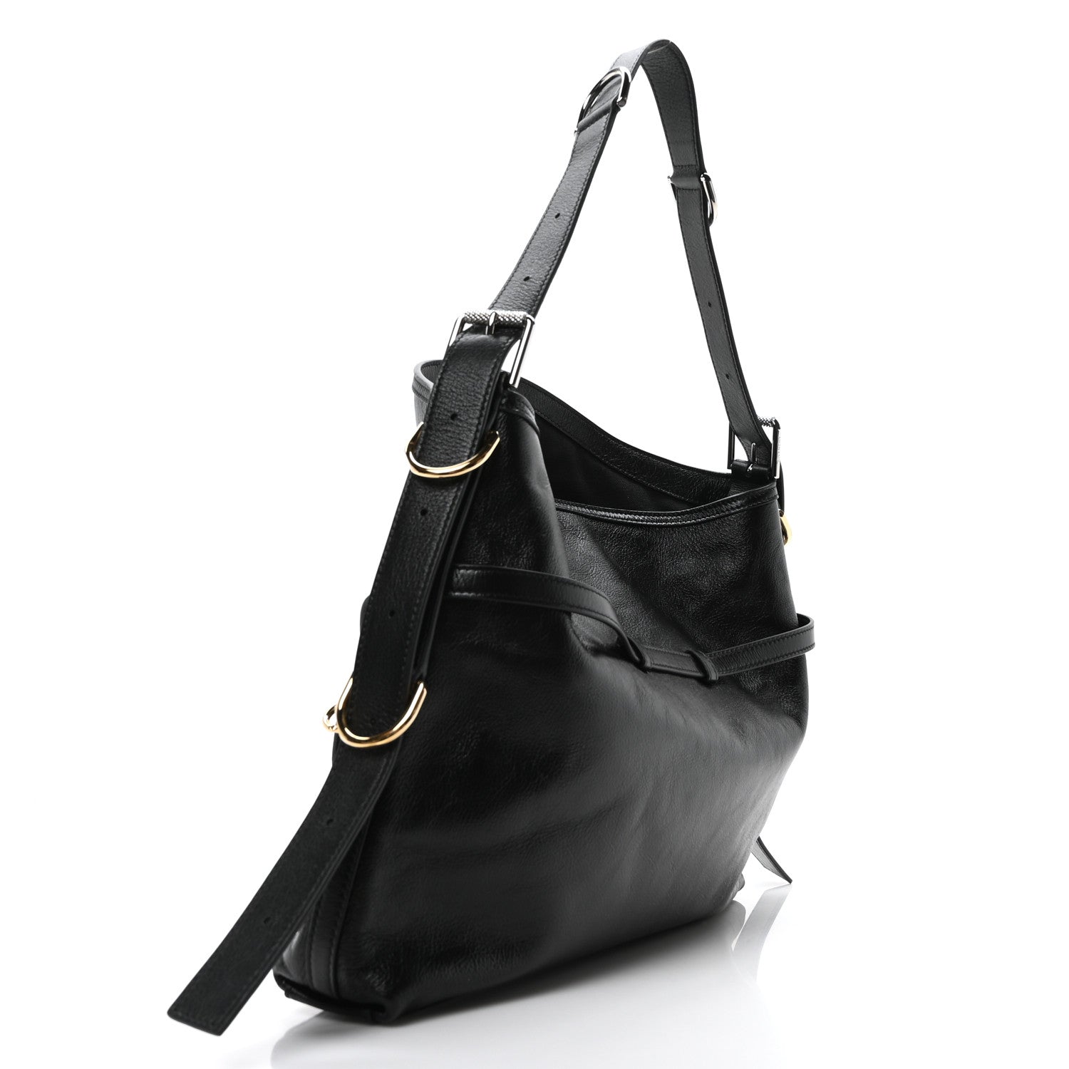 Calfskin Medium Voyou Bag Black