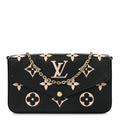 Empreinte Monogram Giant Felicie Pochette Black Beige