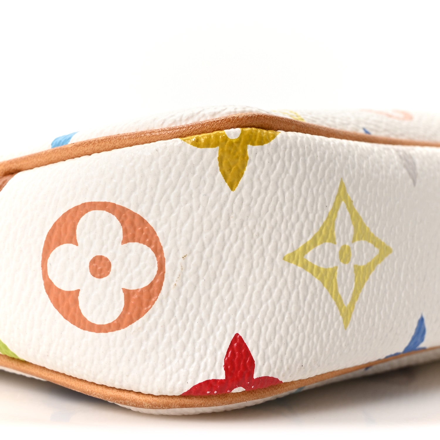 Monogram Multicolor Pochette Accessories White