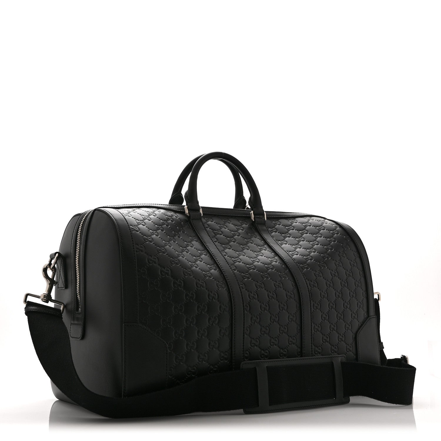 Guccissima Signature Medium Duffle Black