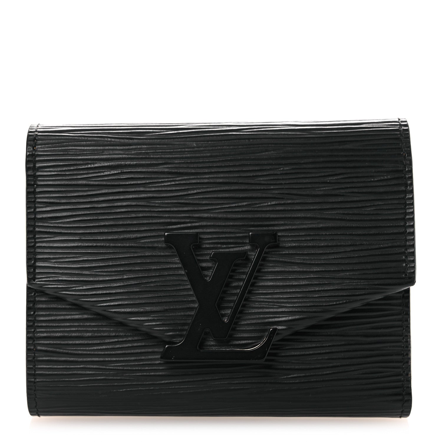 Epi Grenelle Compact Wallet Black