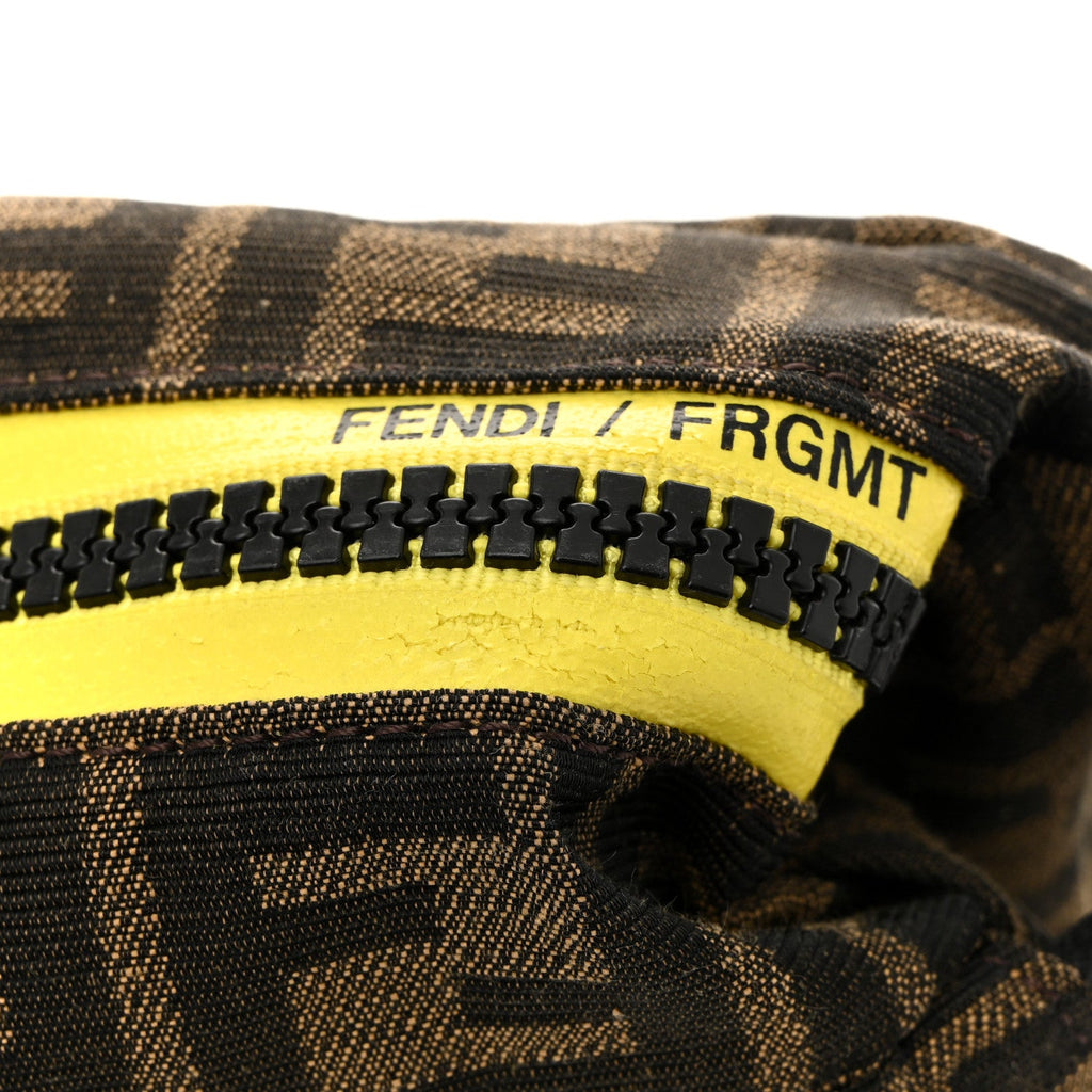 X FRGMT Fabric FF 1974 Embossed Belt Bag Tobacco Moro Black White