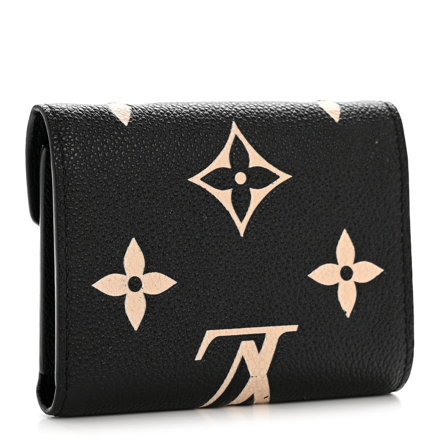 Empreinte Monogram Giant Victorine Wallet Black Beige