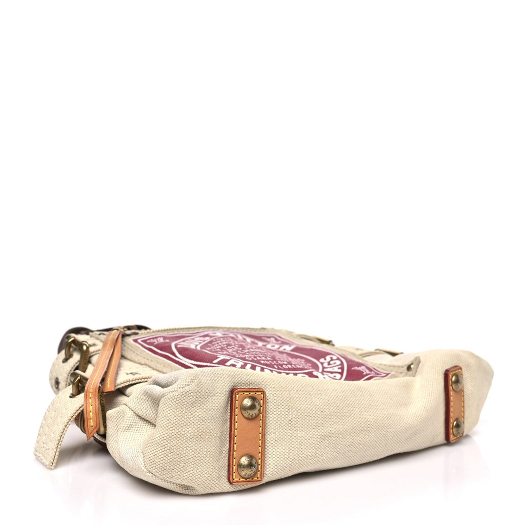 Toile Globe Shopper Cabas PM Red