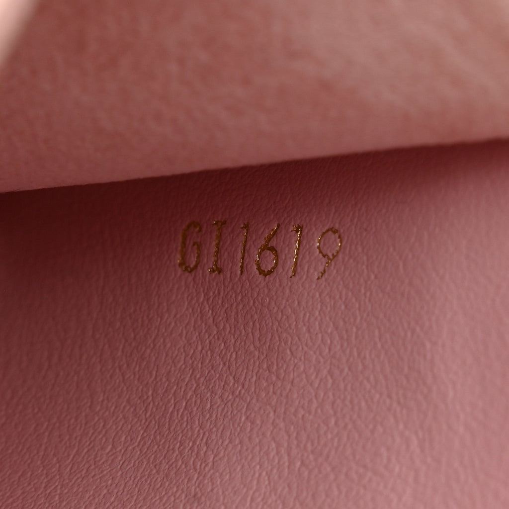 Monogram Giant Double Zip Pochette Rouge