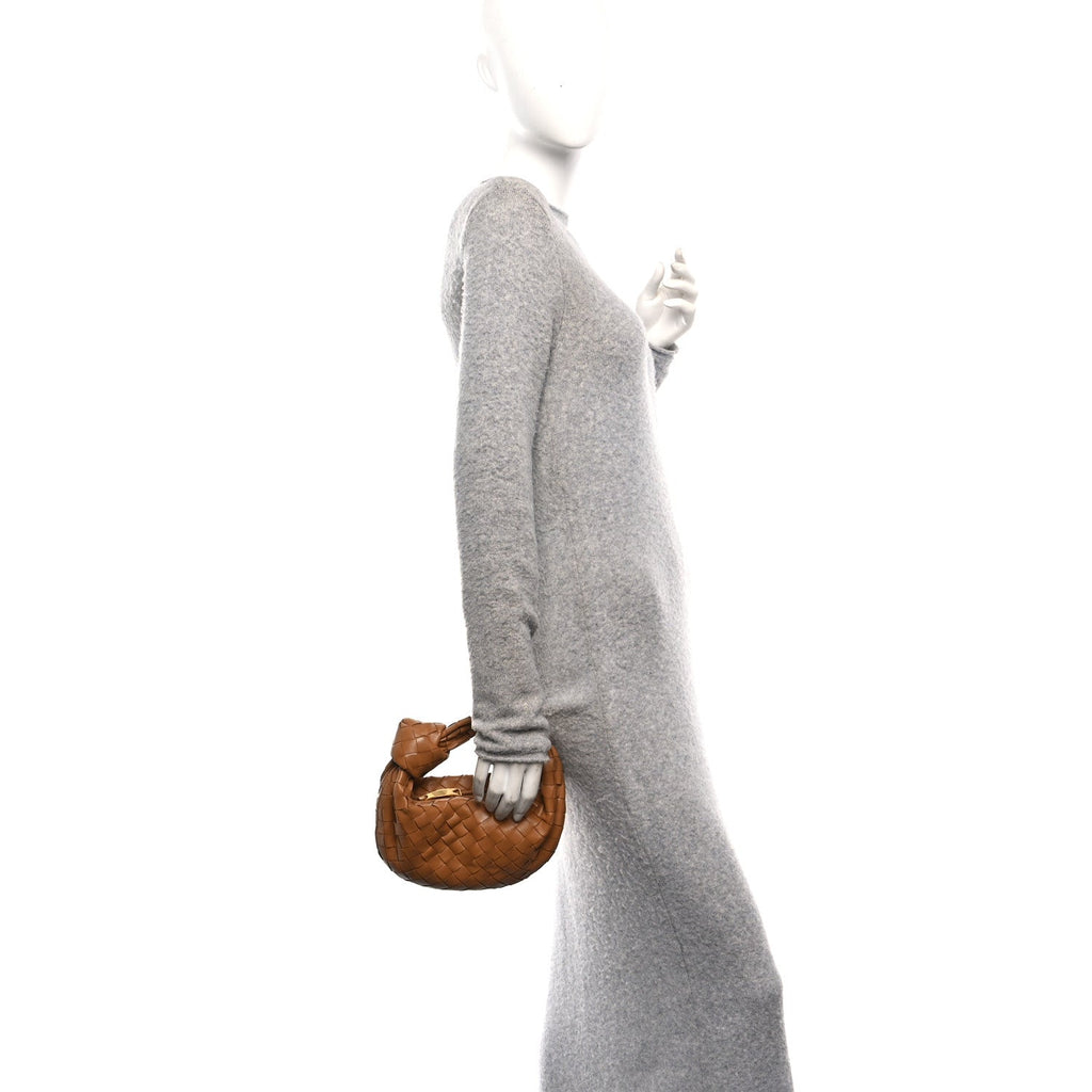 Nappa Intrecciato Mini Jodie Caramel