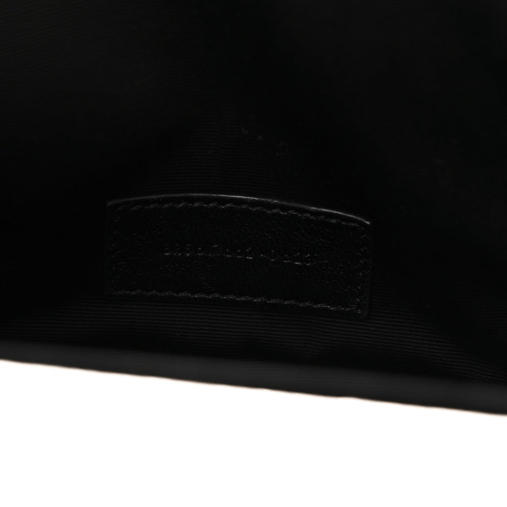 Grain De Poudre Matelasse Chevron Monogram Envelope Clutch Crema Soft
