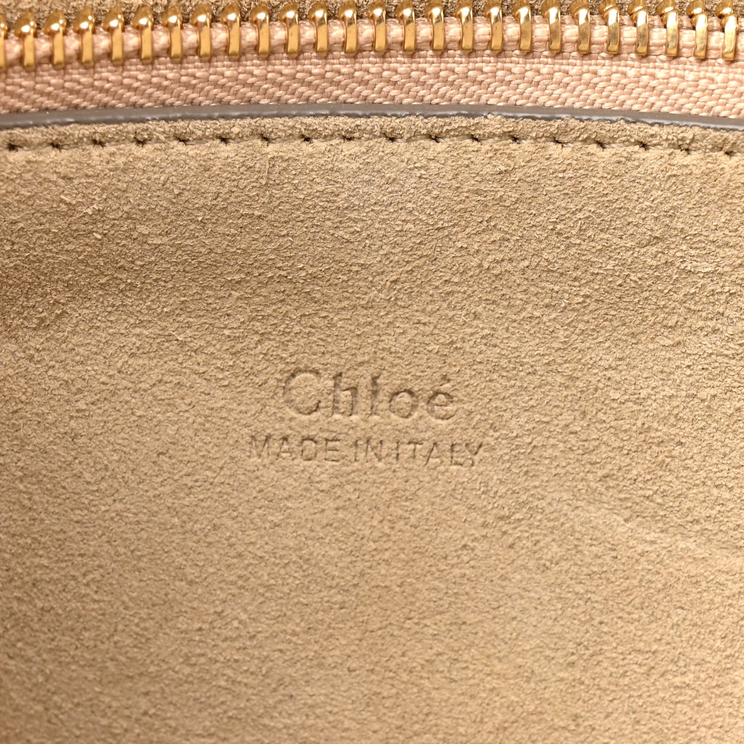 Calfskin Suede Medium Faye Shoulder Bag  Cement Pink