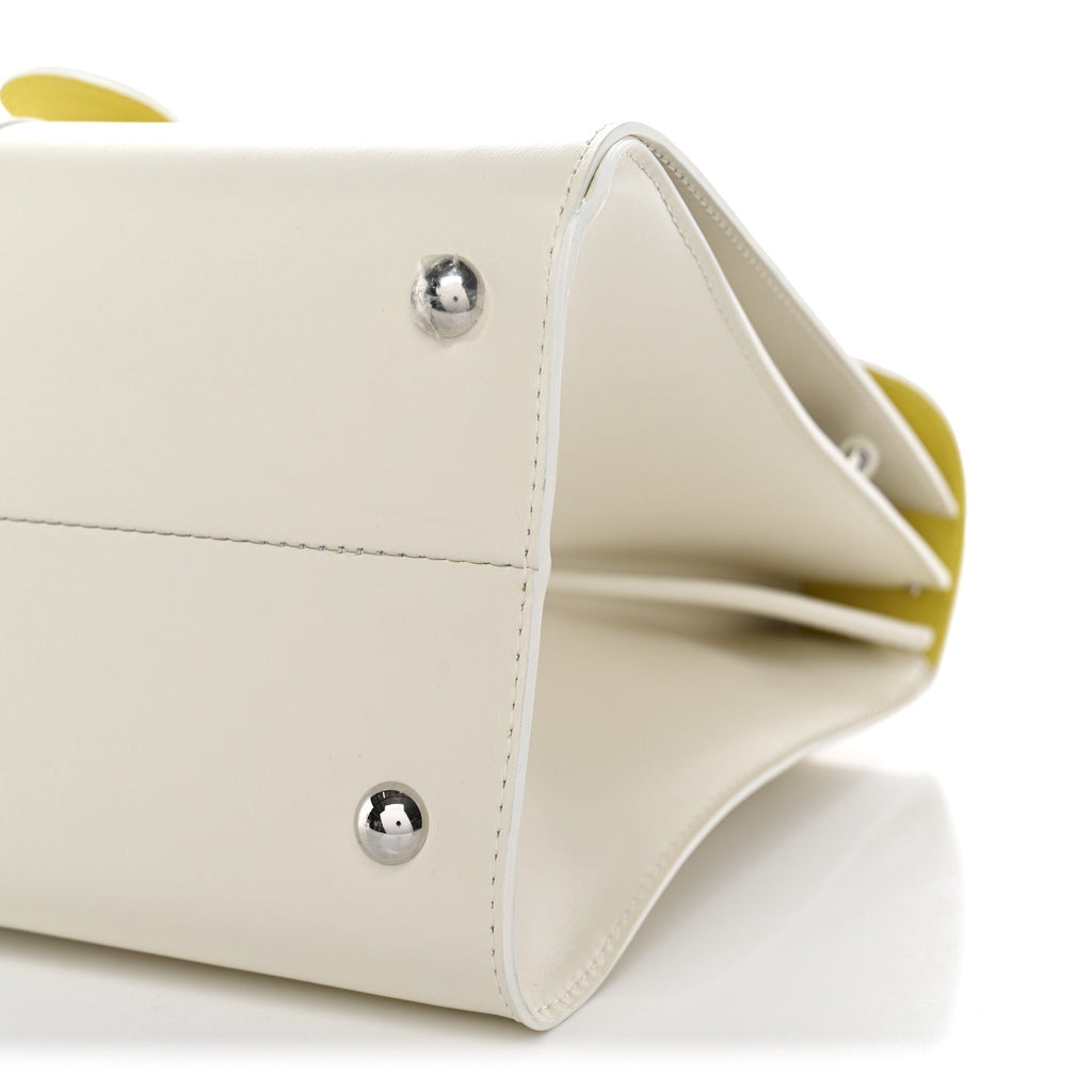 Boxed Calfskin MM Magic Brillant Satchel Ivory