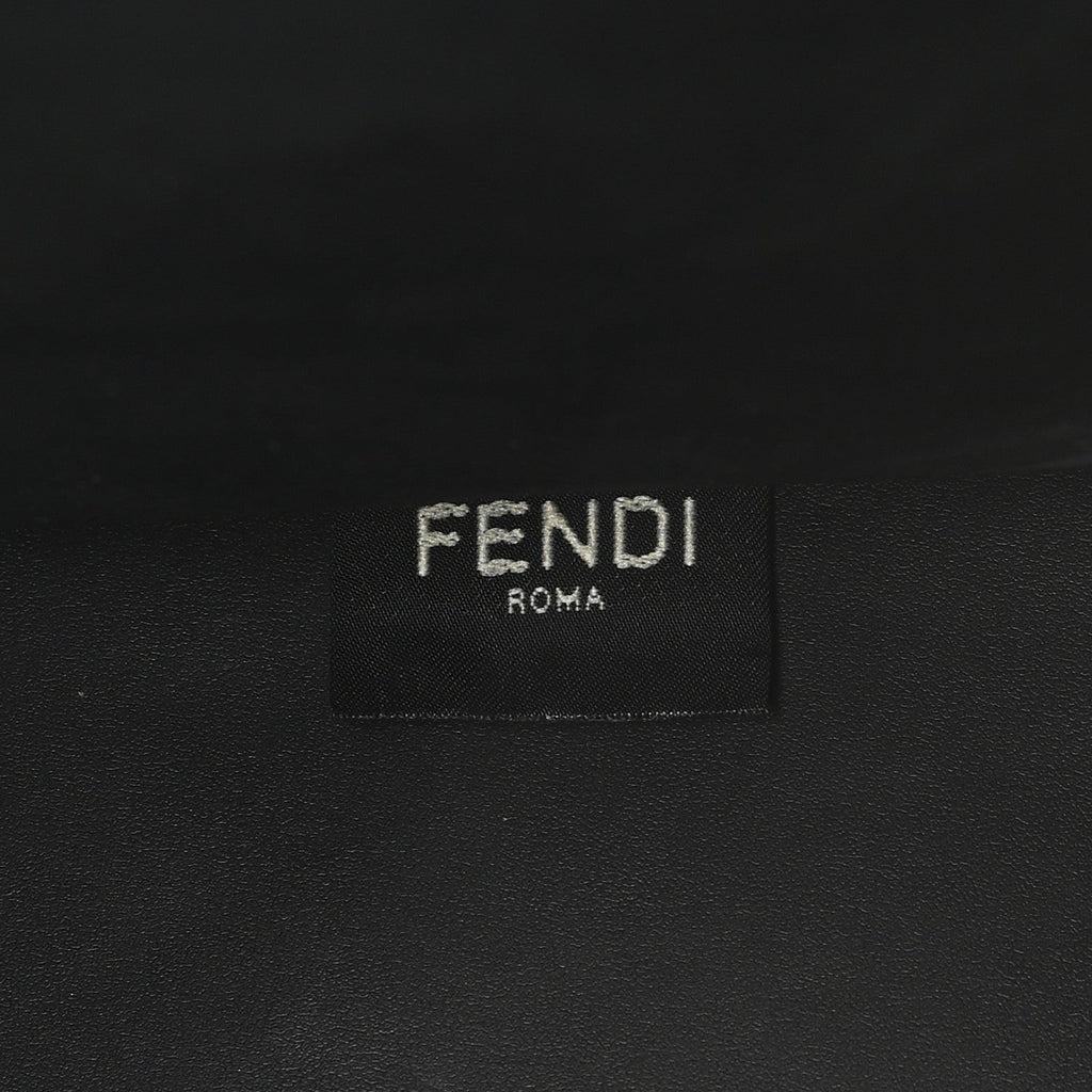 Vitello King Plexiglass Medium Fendi Sunshine Shopper Tote Black