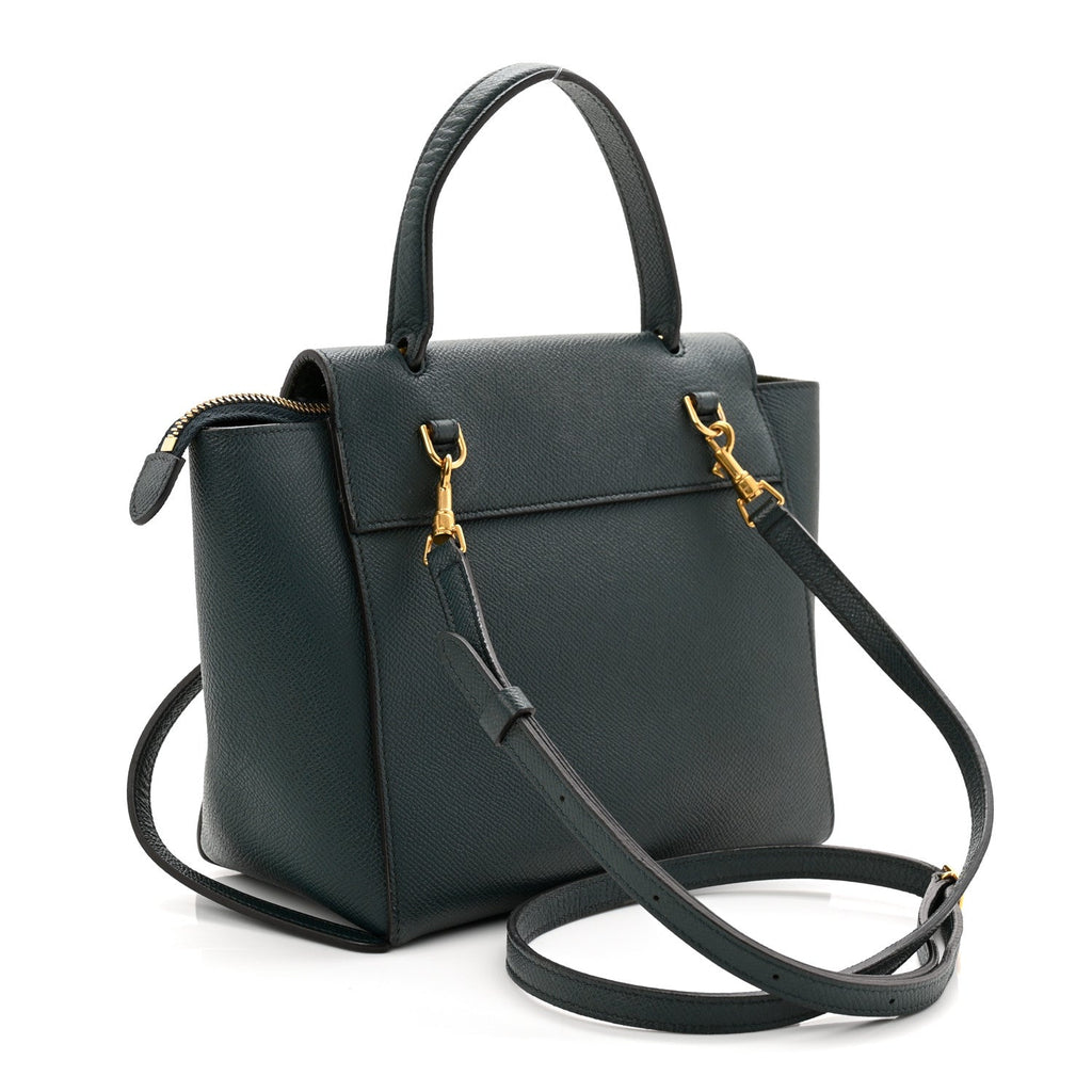 Grained Calfskin Nano Belt Bag Amazone