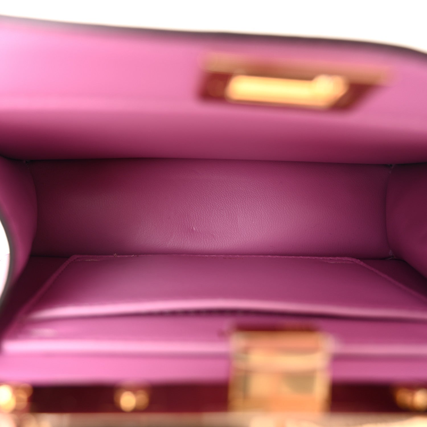 Shiny Nappa Petite Peekaboo I SEE U Satchel Rosa