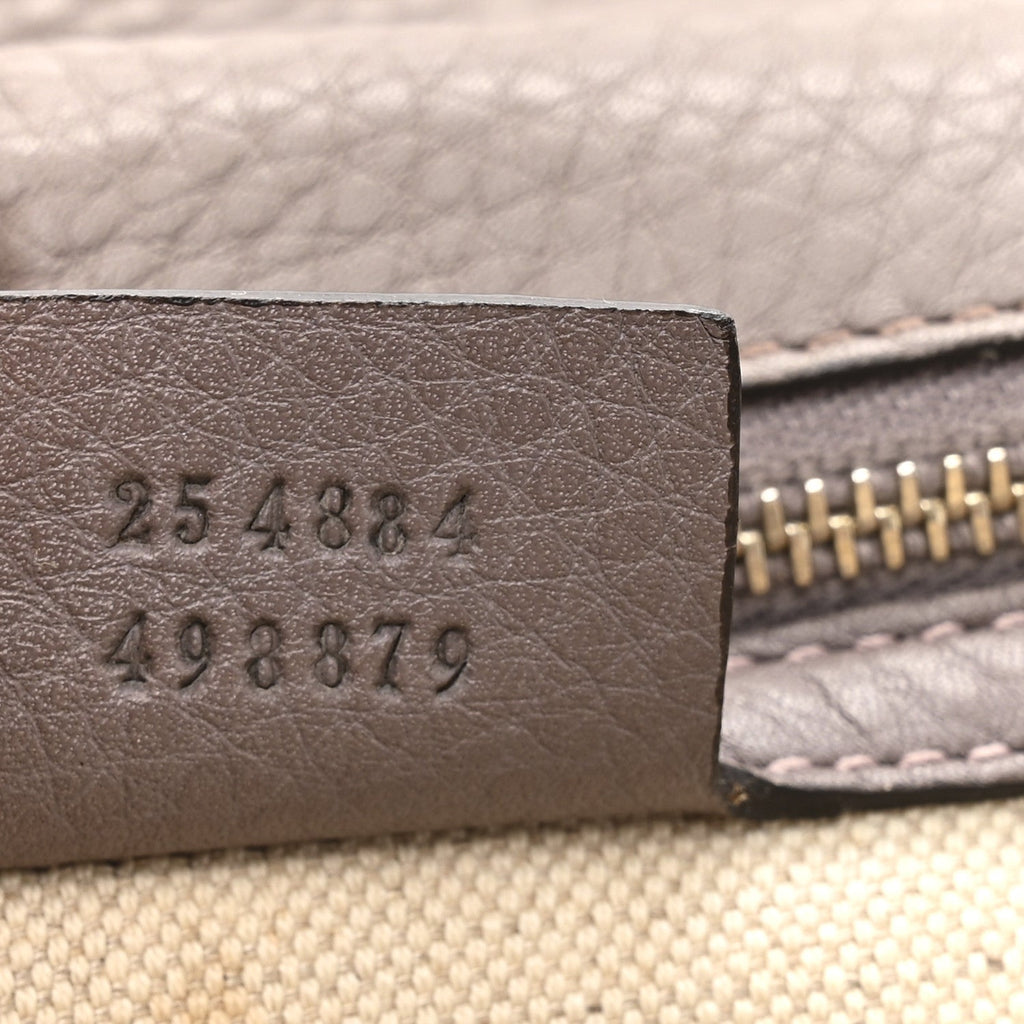 Calfskin Medium New Bamboo Top Handle Bag Mauve