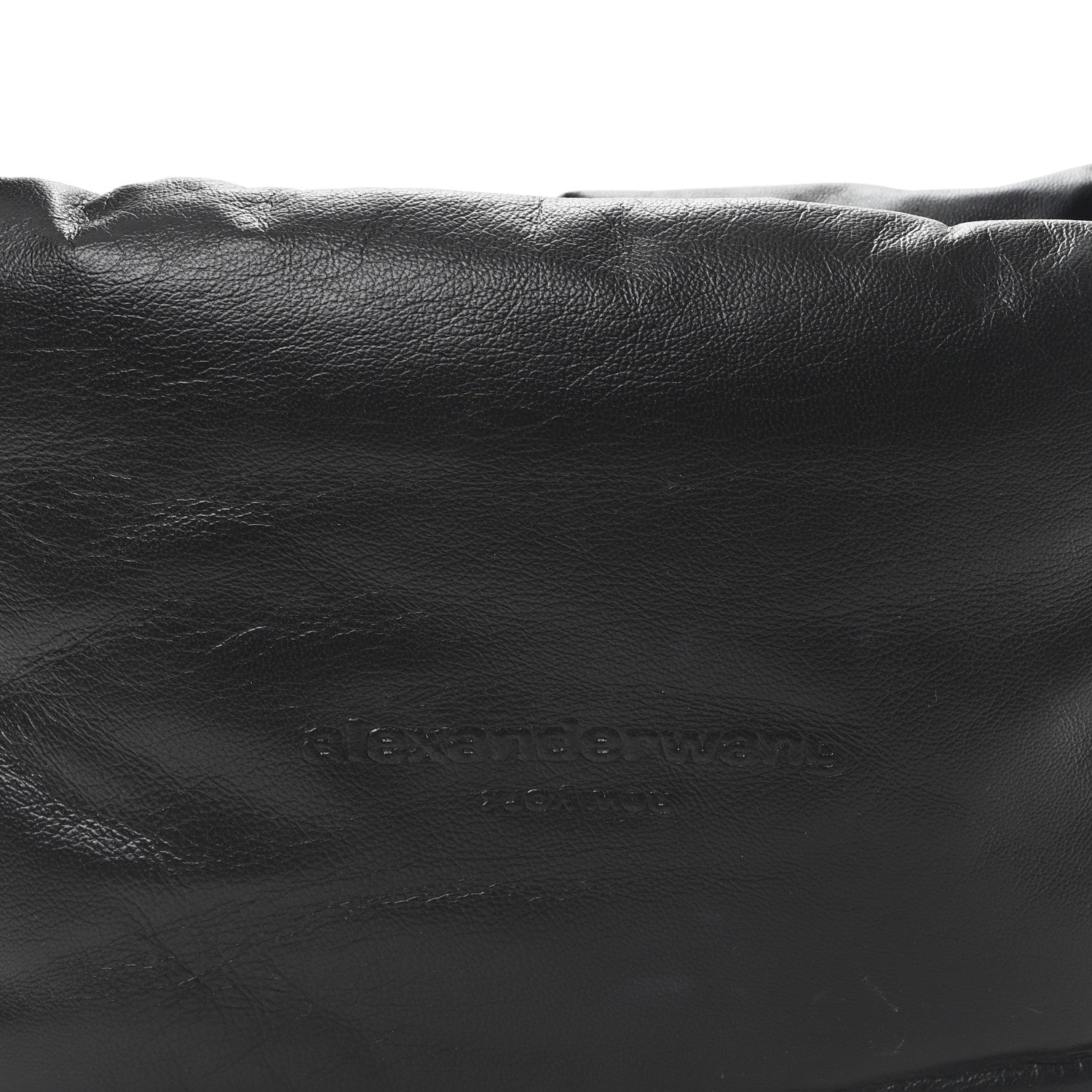 Lambskin Small Ryan Puffer Bag Black