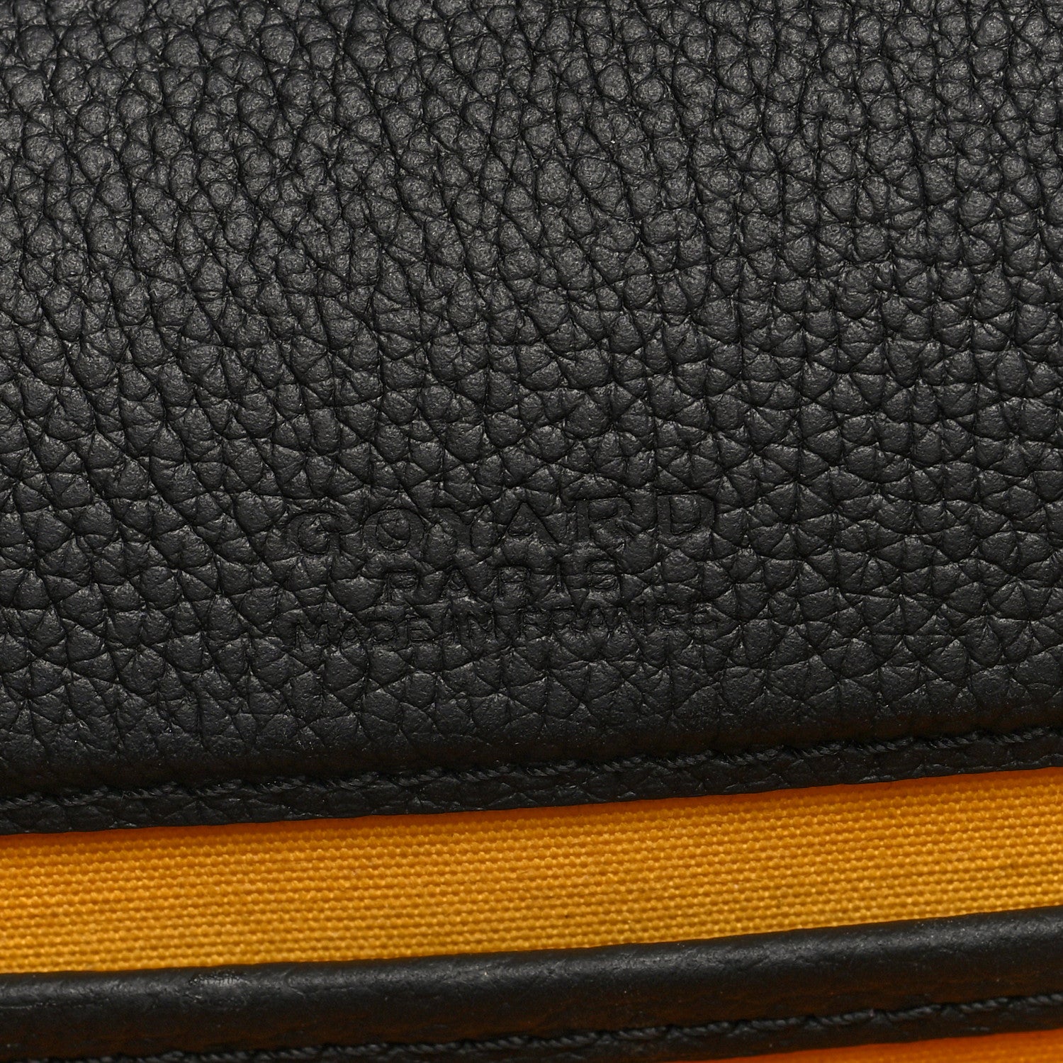 Goyardine Coeur Belvedere II PM Messenger Bag Black
