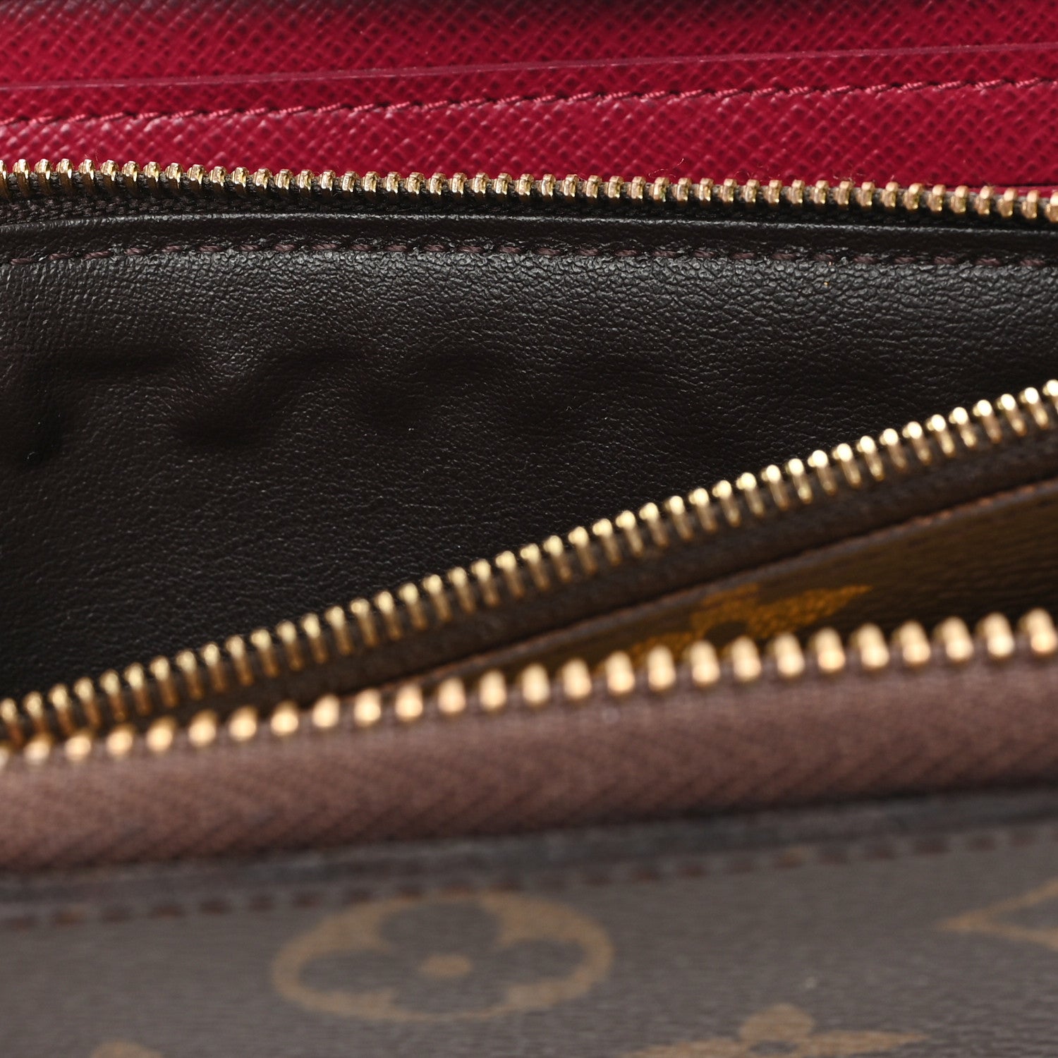 Monogram Clemence Wallet Fuchsia