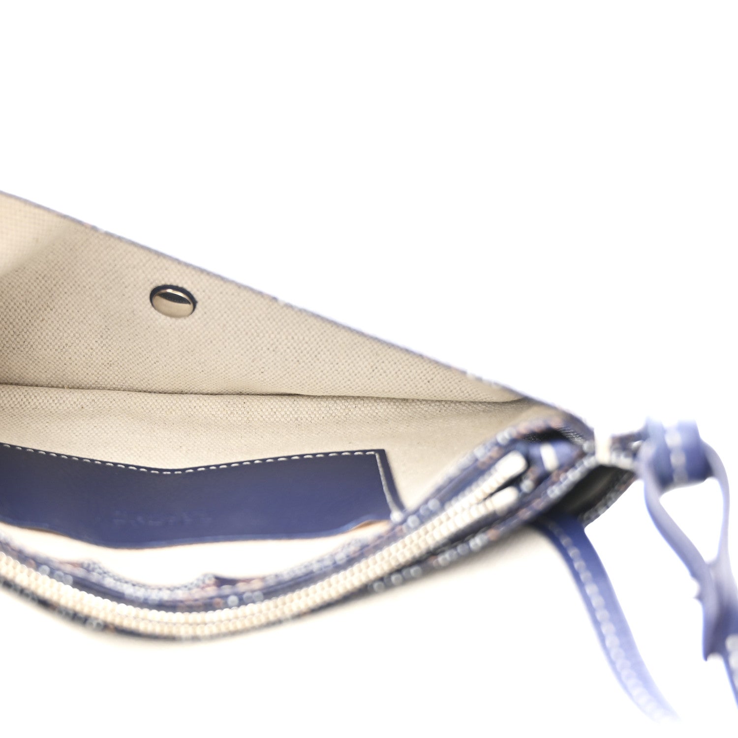 Goyardine Plumet Wallet Clutch Navy