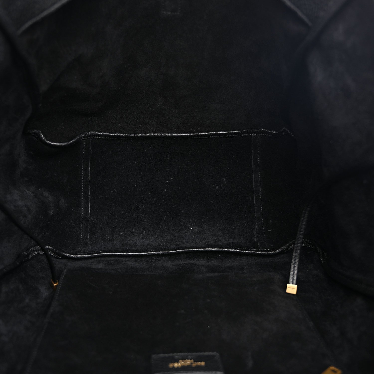 Grained Deerskin Bea Tote Black