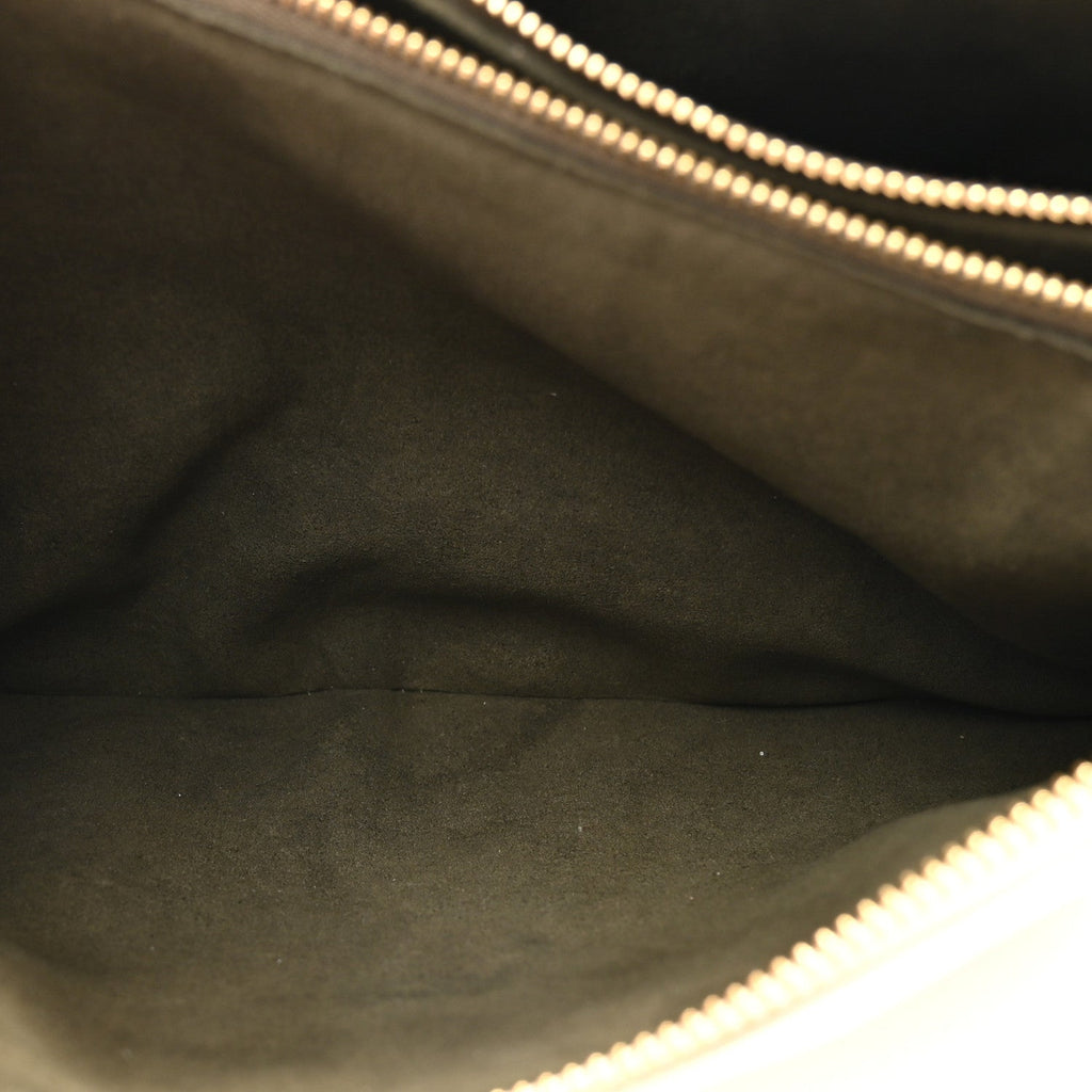 Lambskin Embossed Monogram Coussin PM Beige Cream