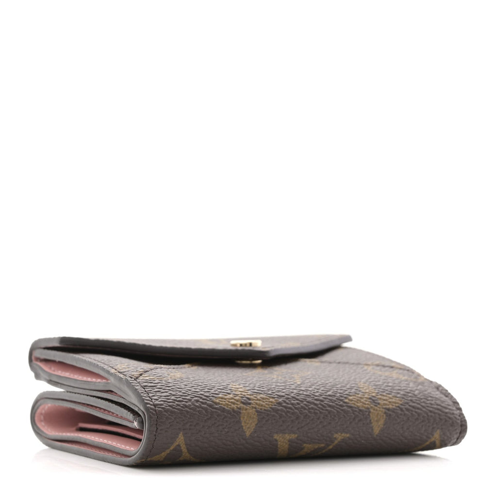 Monogram Celeste Wallet Rose Ballerine