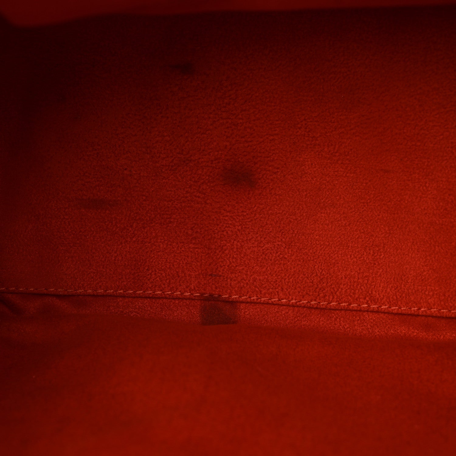 Drummed Calfskin Mini Luggage Coquelicot