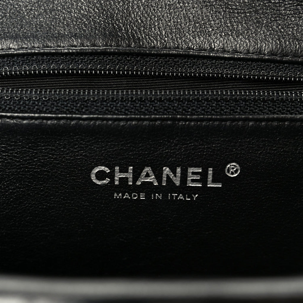 Lambskin Quilted Timeless Clutch Black