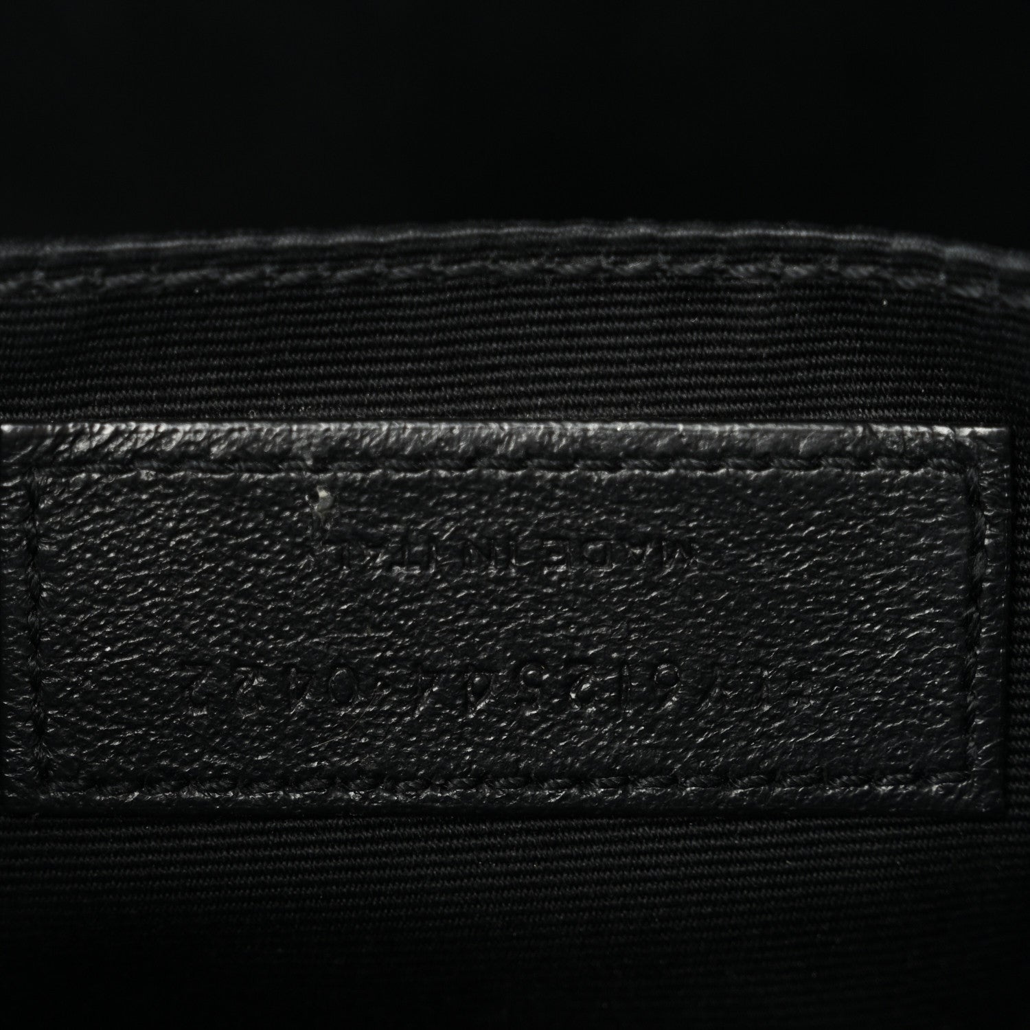 Calfskin Matelasse Monogram Lou Camera Bag Black