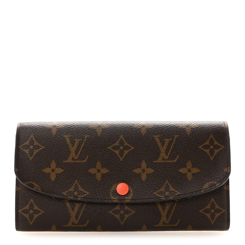 Monogram Emilie Wallet Piment