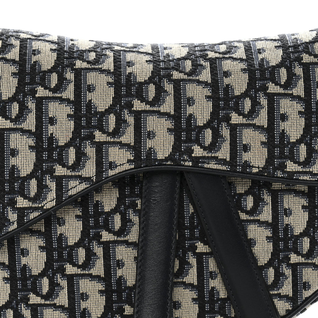 Oblique Saddle Bag Blue