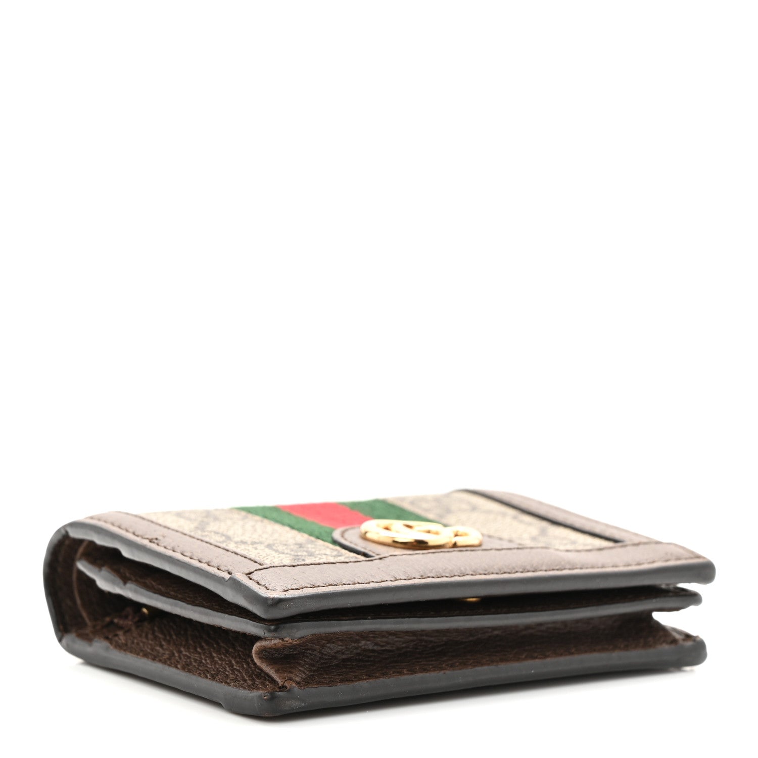 GG Supreme Monogram Web Ophidia  Case Beige New Acero