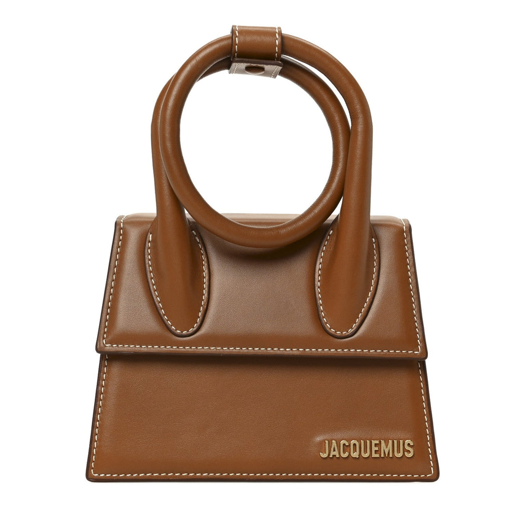 Smooth Calfskin Le Chiquito Noeud  Light Brown