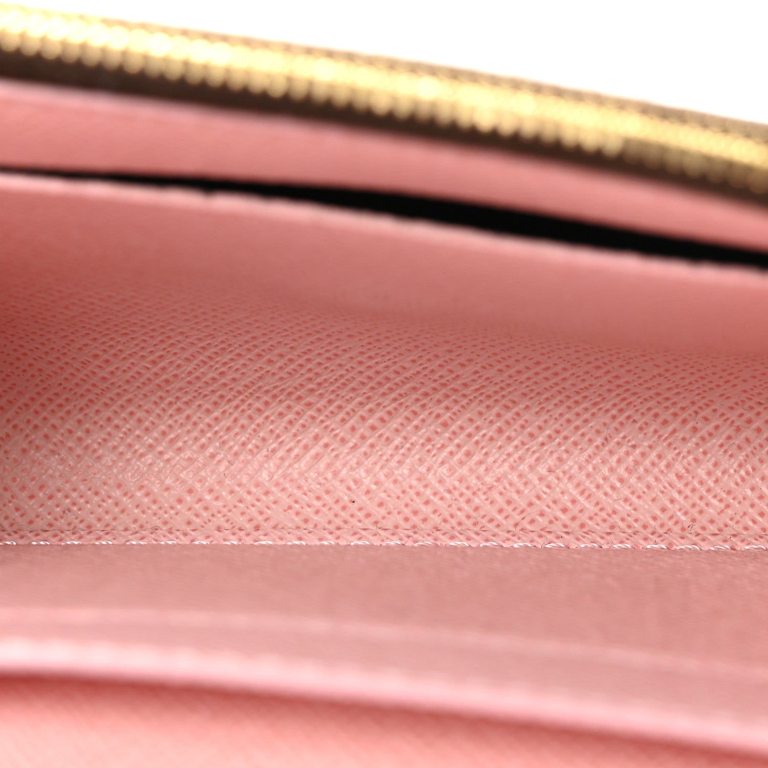 Damier Ebene Rosalie Coin Purse Rose Ballerine