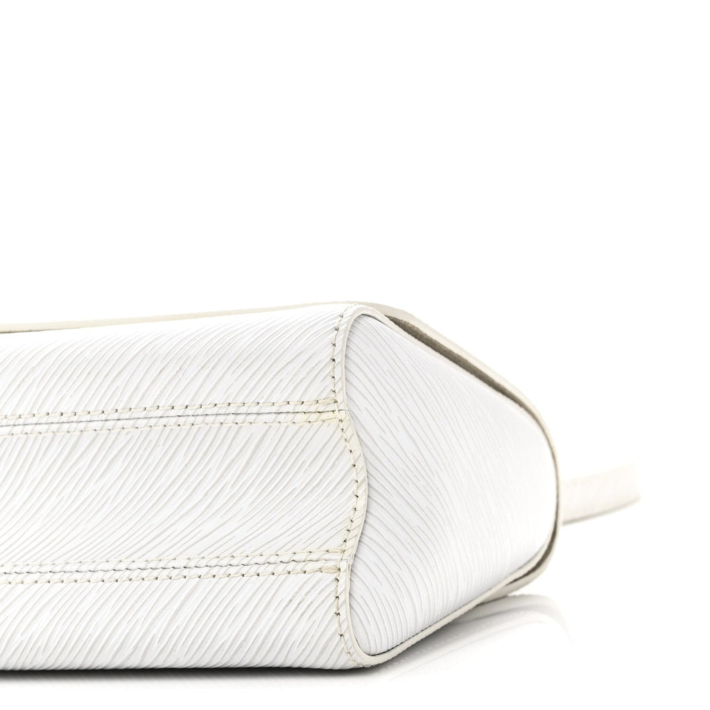 Epi Twist Shoulder Bag PM Matte White