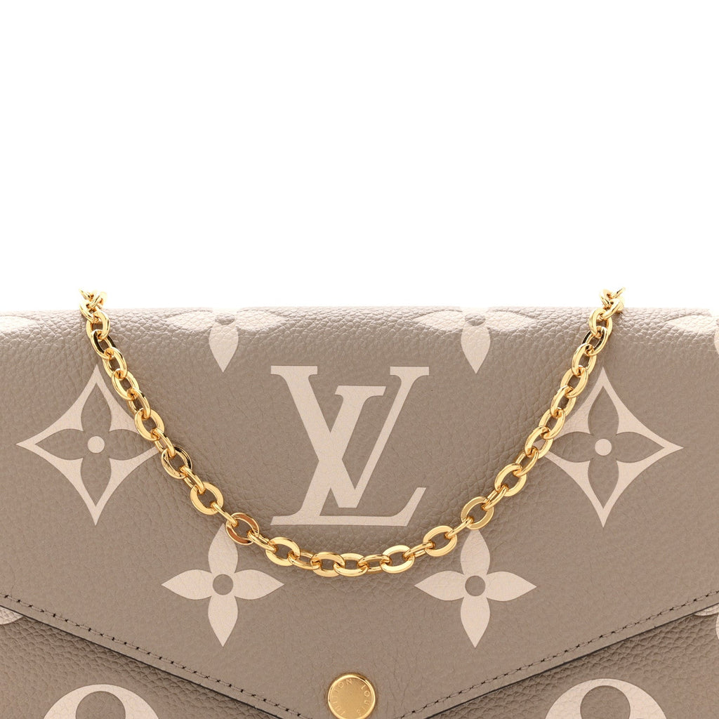 Empreinte Monogram Giant Felicie Pochette Tourterelle Creme