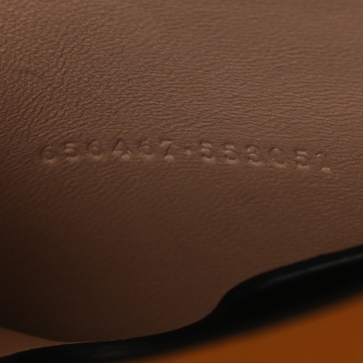 Calfskin Curve Bucket Bag Tan