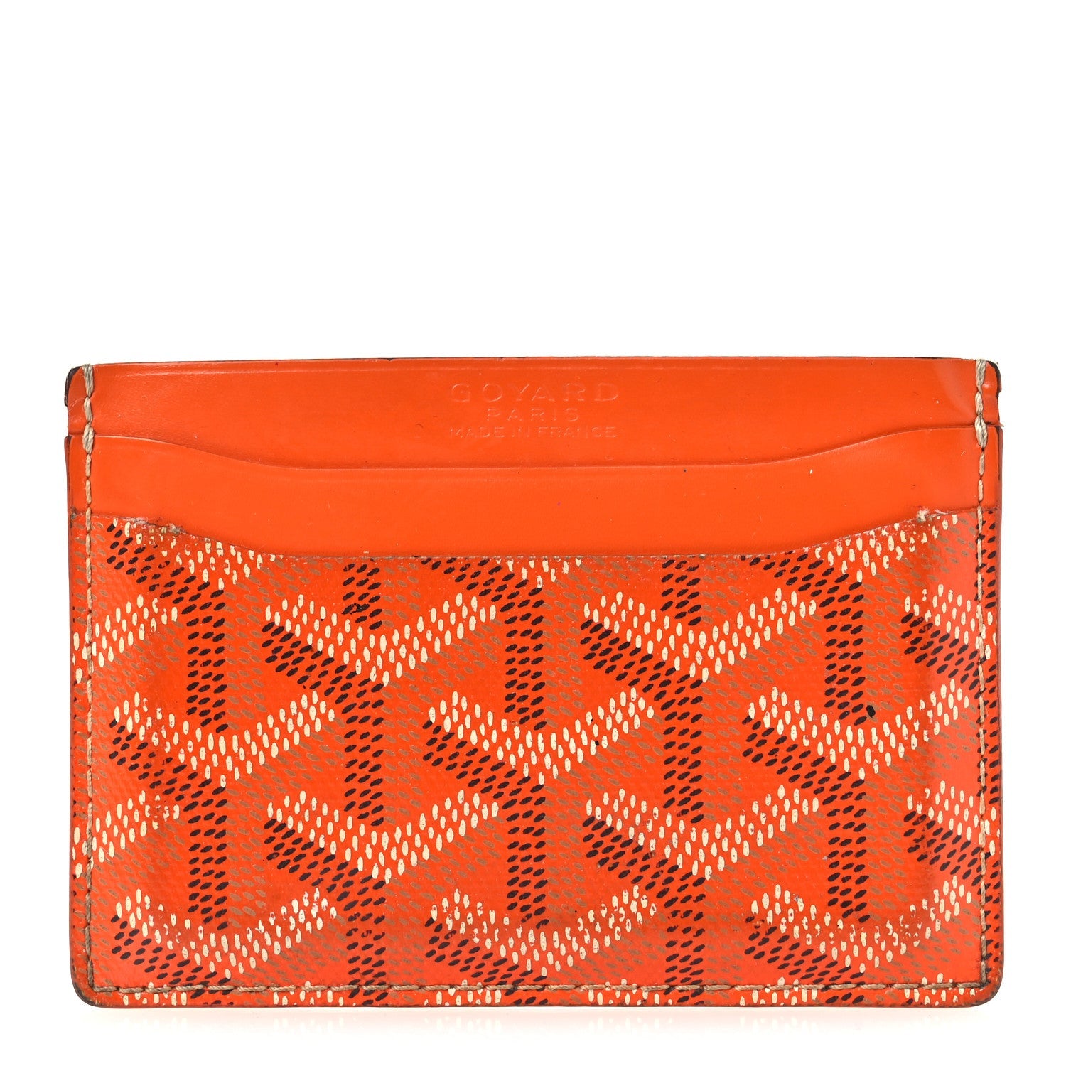 Goyardine Saint Sulpice  Holder Orange