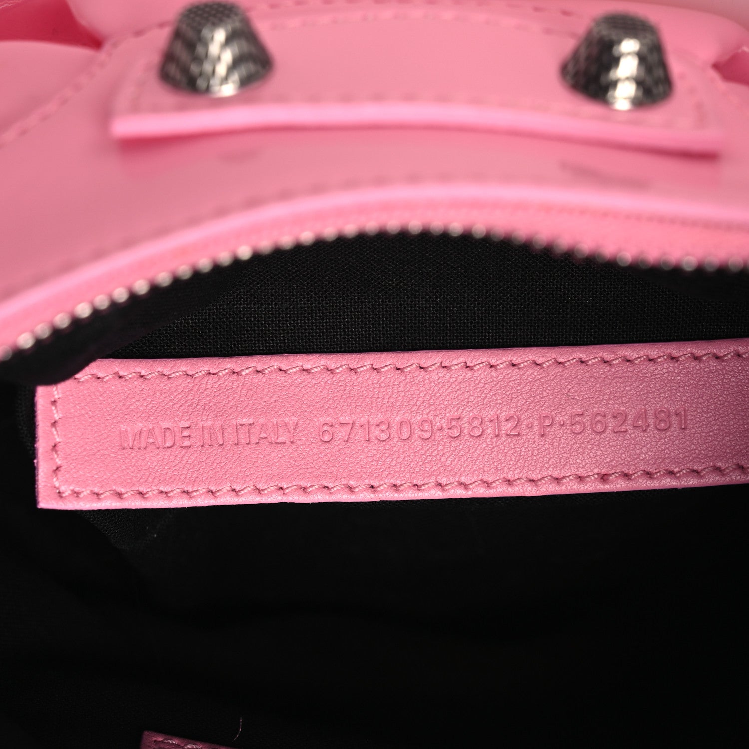 Patent Faux Leather Le Cagole Shoulder Bag XS Sweet Pink