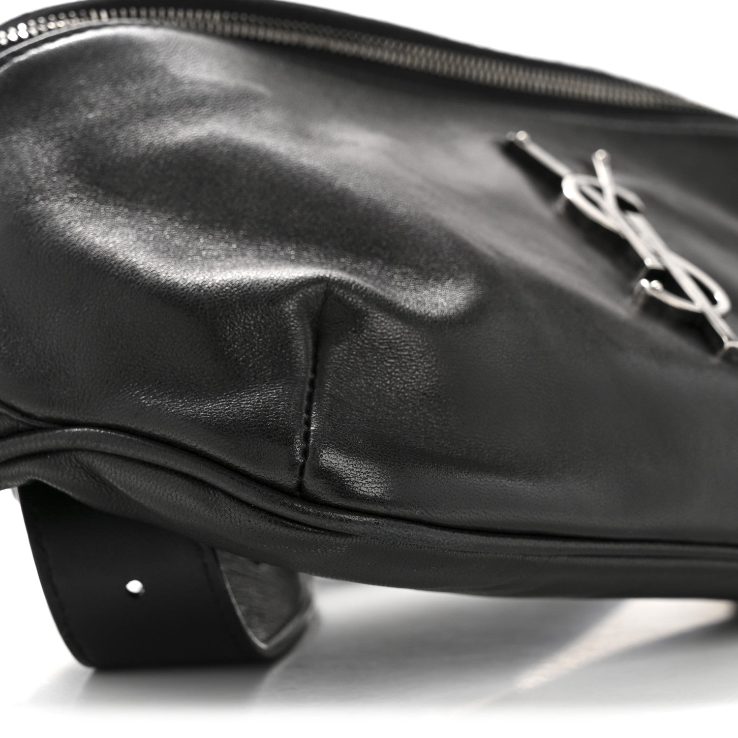 Calfskin Monogram Belt Bag Black