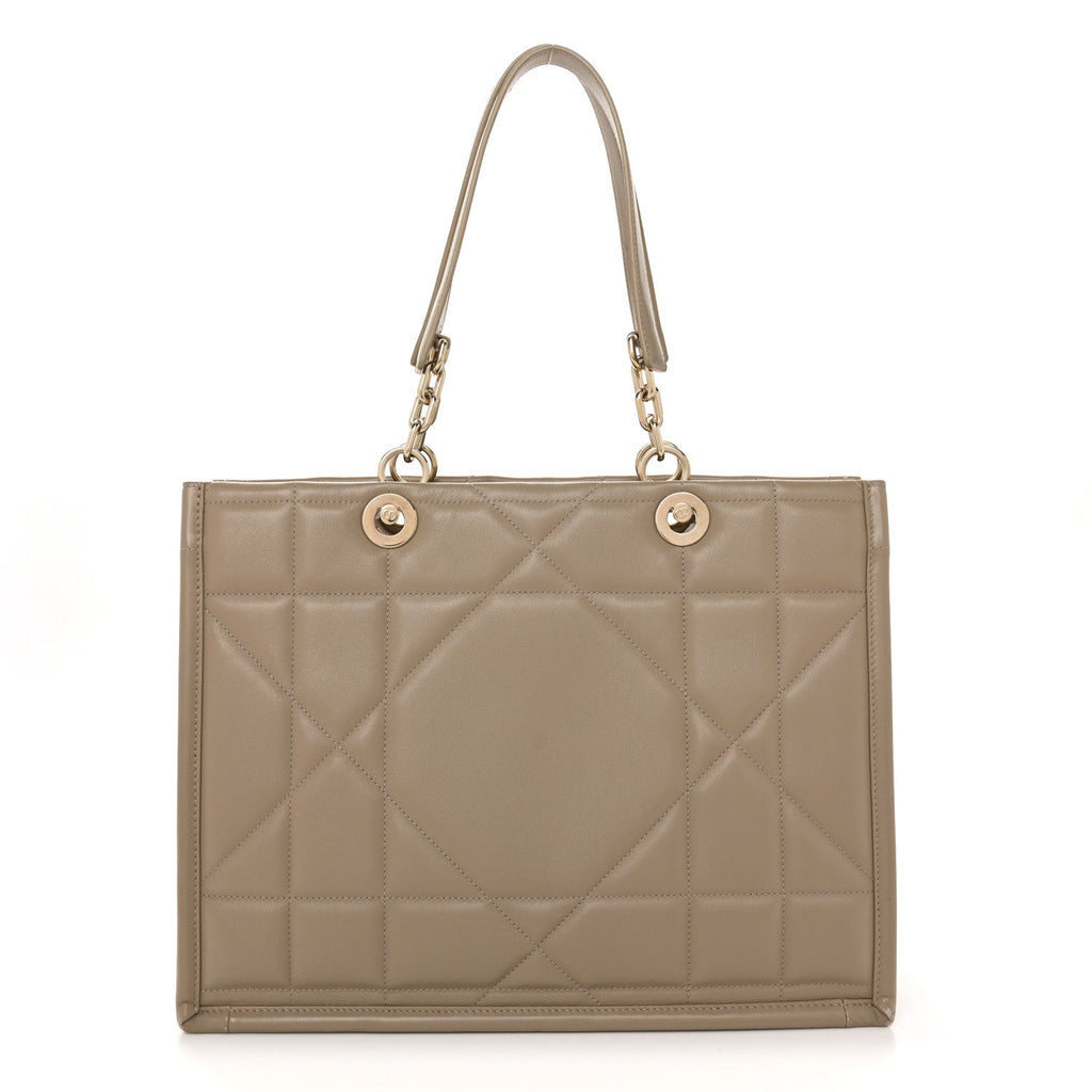Calfskin Archicannage Medium Essential Tote Beige